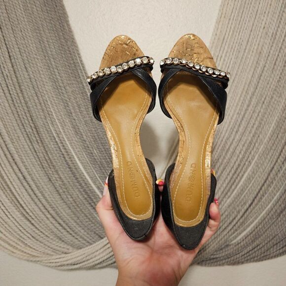 Dumond Rhinestone Kitten Heels Sz 36 (US 5.5) - Picture 6 of 9